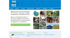 Desktop Screenshot of pacificinvasivesinitiative.org